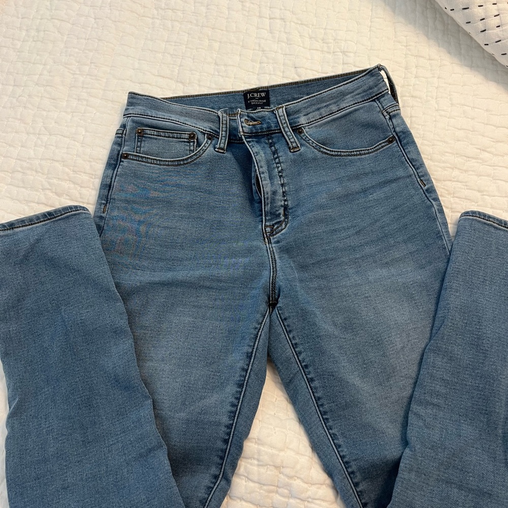 J Crew high rise skinny size 28. Hood condition.